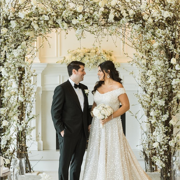 Wedding Gown by Designer Tony Ward.  Bought at Kleinfeld - Picture 2 of 9